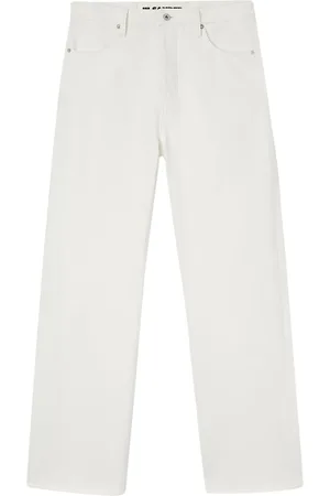 Jil Sander Jeans med lige ben og mellemhøj talje