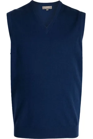 N.PEAL The Westminster vest i strik