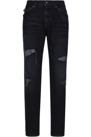 Dolce & Gabbana Jeans med lige ben og ribbet detalje