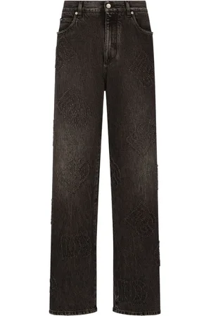 Dolce & Gabbana Jeans med lige ben og broderet logo