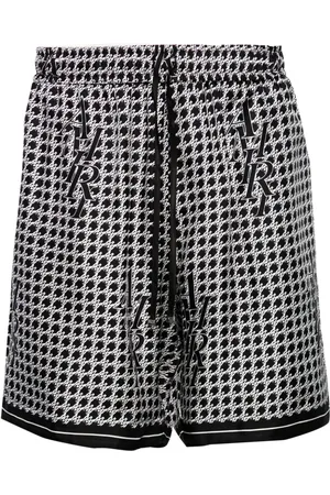 AMIRI Staggard silkeshorts med tryk
