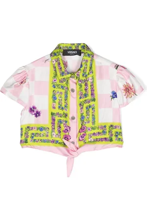 VERSACE Blossom silkeskjorte