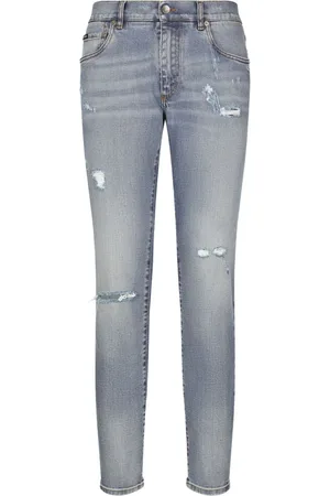 Dolce & Gabbana Jeans med smal pasform og logomærke