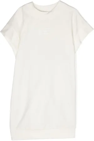 Elisabetta Franchi Jersey-kjole med logoapplikation