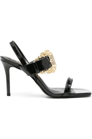 VERSACE 95mm Emily slingback-sandaler med stilethæl