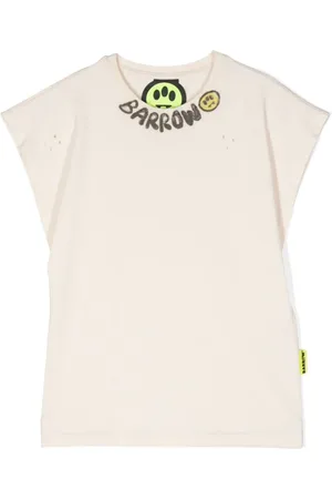 BARROW T-shirt med slitageeffekt