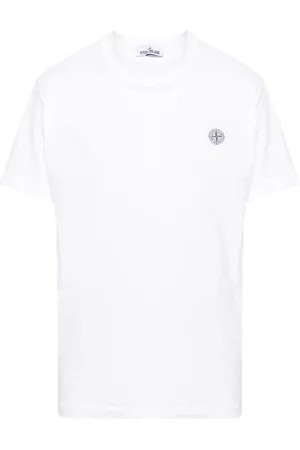 Stone Island T-shirt med kompasapplikation