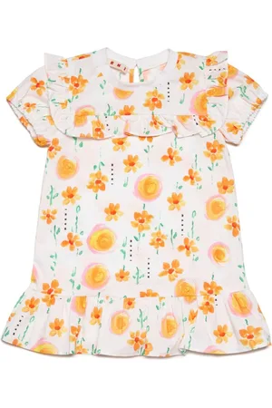 Marni Sunny Day kjole med blomstret tryk