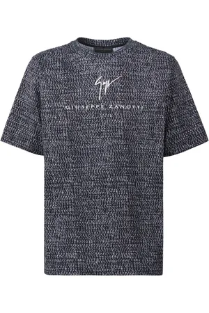 Giuseppe Zanotti Kortærmet T-shirt med logotryk