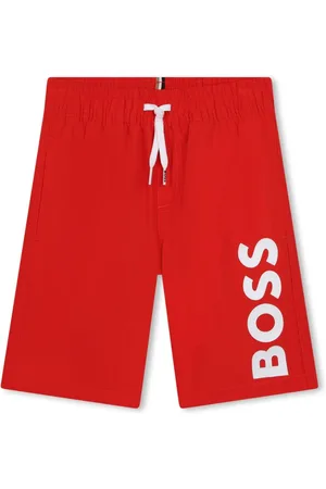 HUGO BOSS Badeshorts med snoretræk og logotryk