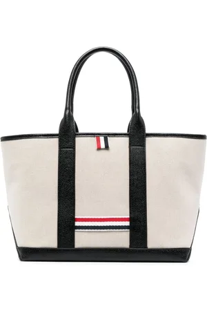 Thom Browne Tote med RWB-stribe