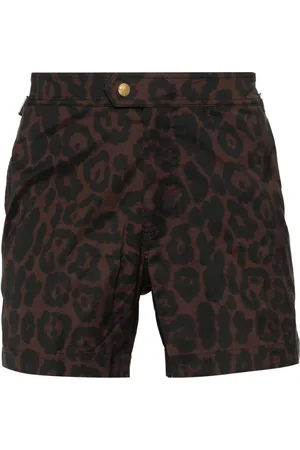 Tom Ford Badeshorts med gepardtryk