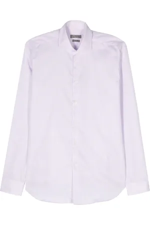 corneliani Skjorte med slub-tekstur