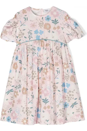 Il gufo Kjole med blomstertryk