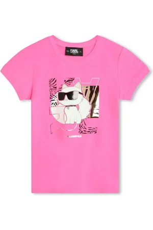 Karl Lagerfeld T-shirt med choupette-tryk