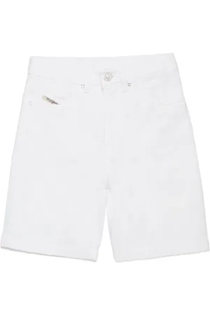 Diesel JoggJeans shorts med logoapplikation