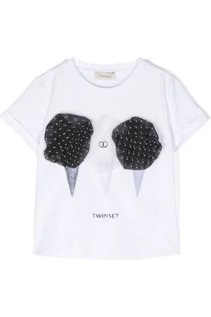 Twin-Set T-shirt med is-tryk