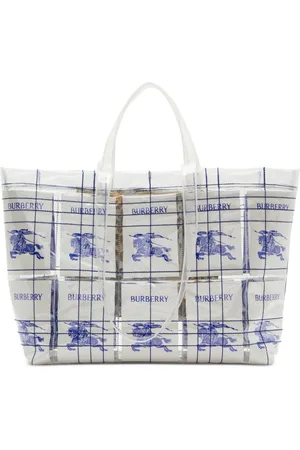 Burberry Gennemsigtig tote med EKD-logomærke