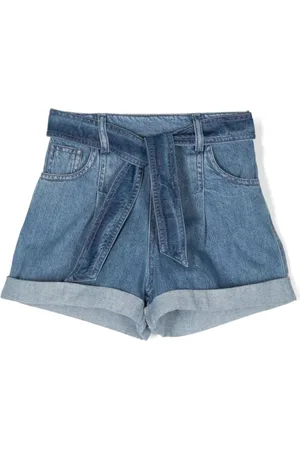 PHILOSOPHY DI LORENZO SERAFINI Denimshorts med bælte