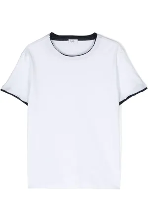 Il gufo T-shirt med rå kant