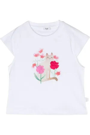 Il gufo T-shirt med kattetryk