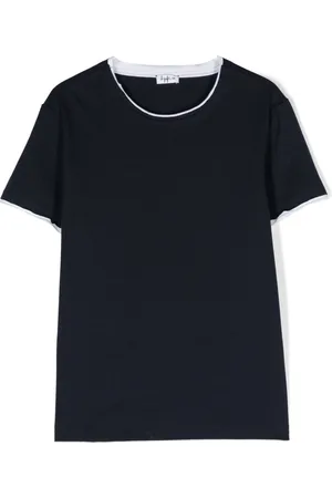 Il gufo T-shirt med rå kant