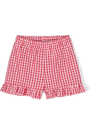 MONNALISA Gingham-ternede shorts