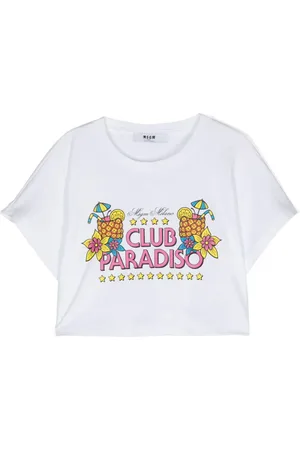 Msgm T-shirt med grafisk tryk