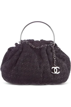 CHANEL CC tote i tweed fra 2005