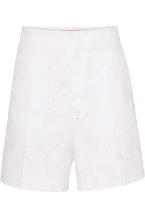 VALENTINO GARAVANI Broderie-anglaise bermuda-shorts