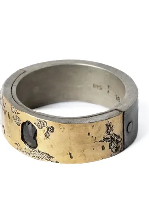 PARTS OF FOUR Sistema ring i 18 karat gult guld med rå diamant