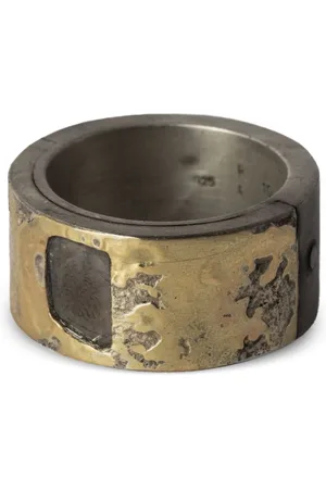 PARTS OF FOUR Sistema ring i 18 karat gult guld med rå diamant