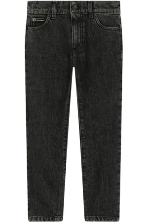 Dolce & Gabbana Smalle jeans med logoplade