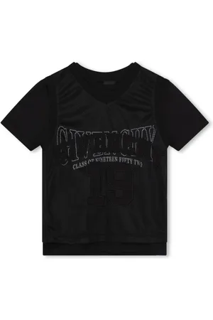 Givenchy T-shirt med rund hals og logotryk