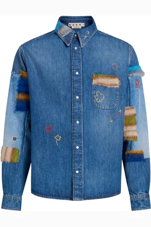 Marni Denimskjorte med broderi