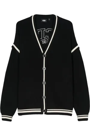 GCDS Cardigan med broderet logo