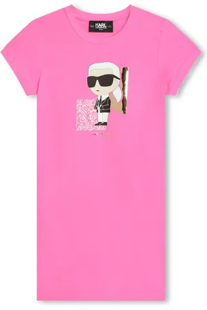 Karl Lagerfeld Kort K-Ikonik kjole i jersey