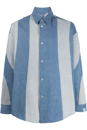 CROQUIS Stribet denimskjorte