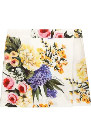 Dolce & Gabbana Shorts i poplin med blomstertryk