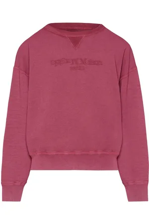 Maison Margiela Sweatshirt i bomuld med omvendt vævning