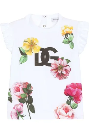 Dolce & Gabbana T-shirt med blomstertryk