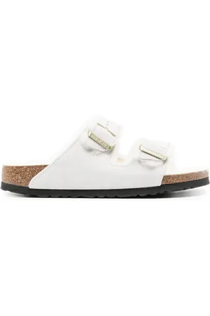 Birkenstock Arizona shearling-lined leather sandals
