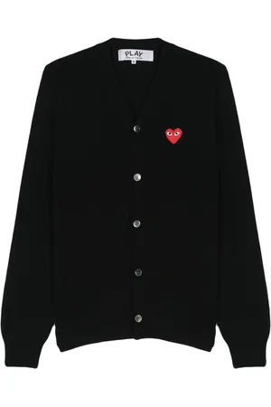 Comme des Garçons Cardigan med hjertemærke
