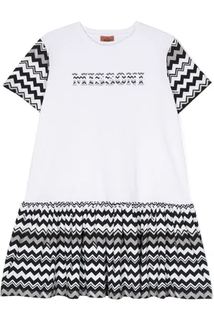 Missoni Kort kjole med zigzag-tryk