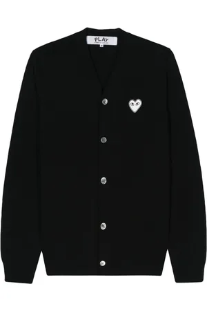 Comme des Garçons Cardigan med hjertemærke