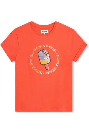 Sonia Rykiel Enfant T-shirt med logoudsmykning