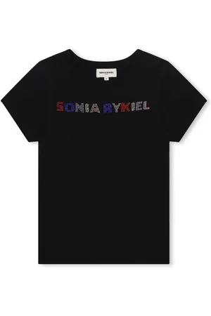 Sonia Rykiel Enfant T-shirt med logoudsmykning