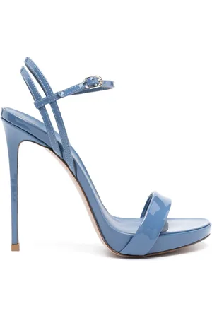LE SILLA Lakerede Gwen 120mm sandaler i læder