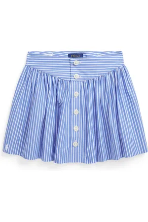Ralph Lauren Stribet skjorte med broderet logo