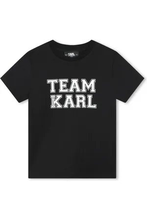 Karl Lagerfeld T-shirt med slogantryk